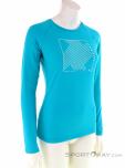 Martini Try Out LS Womens Functional Shirt, Martini, Turquoise, , Femmes, 0017-10611, 5637821210, 9010441130656, N1-01.jpg