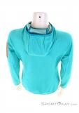 Jack Wolfskin Milford Hooded Womens Sweater, , Turquoise, , Female, 0230-10492, 5637821528, , N3-13.jpg