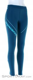 Dynafit Winter Running Tights Women Leggings, , Blue, , Female, 0015-10973, 5637822227, , N1-01.jpg