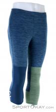Ortovox Fleece Light Short Pants Mens Functional Pants, Ortovox, Blue, , Male, 0016-11149, 5637822460, 4251422553179, N1-01.jpg