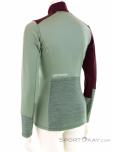 Ortovox Fleece Light Zip Neck Womens Sweater, , Green, , Female, 0016-11174, 5637822471, , N1-11.jpg