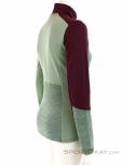 Ortovox Fleece Light Zip Neck Womens Sweater, Ortovox, Verde, , Mujer, 0016-11174, 5637822471, 4251422552745, N1-16.jpg
