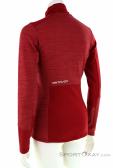 Ortovox Fleece Light Zip Neck Womens Sweater, Ortovox, Rouge, , Femmes, 0016-11174, 5637822475, 4251422552677, N1-11.jpg