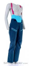 Dynafit Free GTX Mujer Pantalón de ski de travesía Gore-Tex, Dynafit, Azul, , Mujer, 0015-11055, 5637822605, 4053866183154, N1-01.jpg