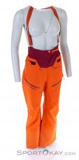Dynafit Free GTX Mujer Pantalón de ski de travesía Gore-Tex, Dynafit, Naranja, , Mujer, 0015-11055, 5637822609, 4053866183215, N2-02.jpg