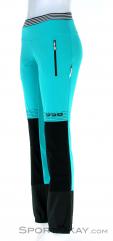 Martini Power On Womens Ski Touring Pants, , Turquoise, , Femmes, 0017-10621, 5637823994, , N1-06.jpg