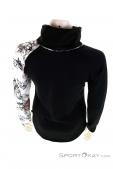 Picture Blossom Grid Fleece Womens Sweater, Picture, Black, , Female, 0343-10032, 5637827465, 3663270468405, N3-13.jpg