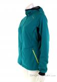 Löffler Hooded Worldcup WS Light Women Ski Touring Jacket, , Turquoise, , Female, 0008-10789, 5637830079, , N1-06.jpg
