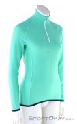 Löffler Midlayer Aero Techfleece Womens Sweater, , Turquoise, , Female, 0008-10793, 5637830231, , N1-01.jpg