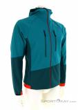 Löffler Hooded Tech Pace AS Mens Ski Touring Jacket, , Green, , Male, 0008-10819, 5637831629, , N1-01.jpg