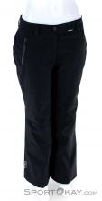 Icepeak Freyung Womens Ski Pants Short Cut, , Black, , Female, 0041-10413, 5637832092, , N2-02.jpg