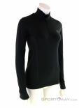 Salomon Comet Seamless Half Zip Women Sweater, , Black, , Female, 0018-11347, 5637835000, , N1-01.jpg