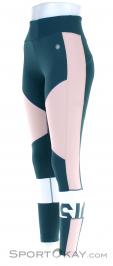 Asics Color Block Cropped Tight Womens Leggings, Asics, Multicolored, , Female, 0103-10417, 5637836414, 4550153564158, N1-06.jpg