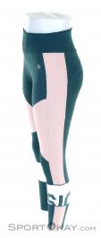 Asics Color Block Cropped Tight Womens Leggings, Asics, Multicolor, , Mujer, 0103-10417, 5637836414, 4550153564158, N2-07.jpg