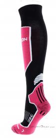Lenz Skiing Red Womens Ski Socks, , Pink, , Female, 0051-10058, 5637836845, , N1-11.jpg