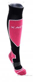 Lenz Skiing Red Womens Ski Socks, , Pink, , Female, 0051-10058, 5637836845, , N2-02.jpg