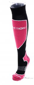Lenz Skiing Red Womens Ski Socks, , Pink, , Female, 0051-10058, 5637836845, , N2-07.jpg