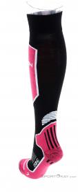 Lenz Skiing Red Womens Ski Socks, , Pink, , Female, 0051-10058, 5637836845, , N2-12.jpg