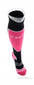 Lenz Skiing Red Womens Ski Socks, , Pink, , Female, 0051-10058, 5637836845, , N3-03.jpg