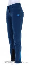 Dynafit Speed Jeans Dynastretch Womens Ski Touring Pants, , Turquoise, , Female, 0015-11054, 5637839867, , N1-06.jpg