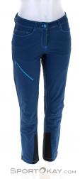 Dynafit Speed Jeans Dynastretch Womens Ski Touring Pants, , Turquoise, , Female, 0015-11054, 5637839867, , N2-02.jpg