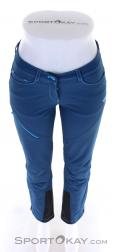 Dynafit Speed Jeans Dynastretch Womens Ski Touring Pants, , Turquoise, , Female, 0015-11054, 5637839867, , N3-03.jpg