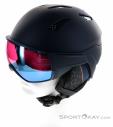 Salomon Mirage CA Sigma Damen Ski Helmet with Visor, Salomon, Blue, , Female, 0018-11391, 5637841352, 193128284015, N2-07.jpg