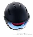 Salomon Mirage CA Sigma Damen Ski Helmet with Visor, Salomon, Modrá, , Ženy, 0018-11391, 5637841352, 193128284015, N3-03.jpg
