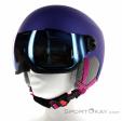 Alpina Zupo Visor Kids Ski Helmet, , Purple, , Boy,Girl,Unisex, 0027-10182, 5637841549, , N1-06.jpg