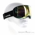 Alpina Big Horn QVM Ski Goggles, Alpina, Black, , Male,Female,Unisex, 0027-10186, 5637841574, 4003692274953, N1-01.jpg