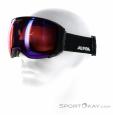 Alpina Big Horn QVM Ski Goggles, Alpina, Pink, , Male,Female,Unisex, 0027-10186, 5637841575, 4003692288844, N1-06.jpg