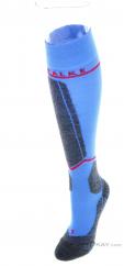 Falke SK4 Energizing Light Women Ski Socks, Falke, Blue, , Female, 0067-10064, 5637843647, 4043874813501, N2-07.jpg