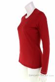 Salomon Agile LS Tee Womens Functional Shirt, Salomon, Red, , Female, 0018-11410, 5637849890, 193128045555, N1-06.jpg
