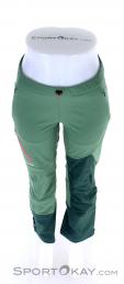 Ortovox Col Becchei Pants Womens Ski Touring Pants, , Green, , Female, 0016-11119, 5637850795, , N3-03.jpg