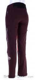 Ortovox Westalpen Softshell Womens Outdoor Pants, Ortovox, Red, , Female, 0016-11040, 5637850804, 4251422542548, N1-11.jpg
