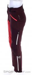 Ortovox Westalpen Softshell Womens Outdoor Pants, Ortovox, Rouge, , Femmes, 0016-11040, 5637850804, 4251422542548, N2-07.jpg
