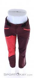 Ortovox Westalpen Softshell Womens Outdoor Pants, Ortovox, Red, , Female, 0016-11040, 5637850804, 4251422542548, N3-03.jpg