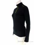 Ortovox 145 Ultra Zip Neck Womens Functional Shirt, Ortovox, Negro, , Mujer, 0016-11206, 5637850971, 4250875284531, N1-06.jpg