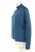 Asics LS 1/2 Zip Top Womens Shirt, , Blue, , Female, 0103-10428, 5637853332, , N1-06.jpg