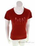 Scott Defined Merino Grph SS Womens T-Shirt, , Red, , Female, 0023-11711, 5637853472, , N2-02.jpg