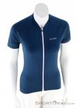 Löffler Pure Full Zip SS Mujer Camiseta para ciclista, Löffler, Azul, , Mujer, 0008-10858, 5637856846, 9006063753120, N2-02.jpg