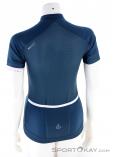 Löffler Pure Full Zip SS Mujer Camiseta para ciclista, Löffler, Azul, , Mujer, 0008-10858, 5637856846, 9006063753120, N2-12.jpg