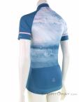Löffler Grunge Half Zip SS Mujer Camiseta para ciclista, , Azul, , Mujer, 0008-10859, 5637856860, , N1-11.jpg