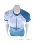 Löffler Grunge Half Zip SS Mujer Camiseta para ciclista, , Azul, , Mujer, 0008-10859, 5637856860, , N3-03.jpg