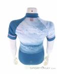 Löffler Grunge Half Zip SS Mujer Camiseta para ciclista, , Azul, , Mujer, 0008-10859, 5637856860, , N3-13.jpg