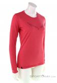 Salewa Solidlogo Dryton LS Womens Functional Shirt, Salewa, Pink, , Female, 0032-10899, 5637859663, 4053866126076, N1-01.jpg