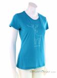 Salewa Deer Dry'ton Women T-Shirt, , Turquoise, , Female, 0032-10864, 5637859881, , N1-01.jpg
