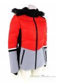 Icepeak Electra Womens Ski Jacket, Icepeak, Rouge, , Femmes, 0041-10452, 5637860840, 6438496099095, N1-01.jpg