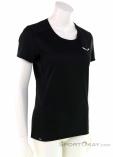 Salewa Sporty B 4 Dryton Women T-Shirt, Salewa, Black, , Female, 0032-10924, 5637861328, 4053866137225, N1-01.jpg