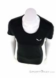 Salewa Sporty B 4 Dryton Women T-Shirt, Salewa, Black, , Female, 0032-10924, 5637861328, 4053866137225, N3-03.jpg